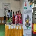 People at an income generation stall
